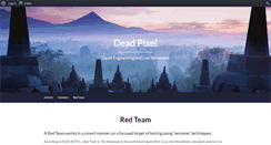 Desktop Screenshot of deadpixel.com